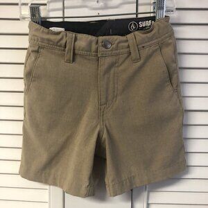 Volcom Size 3T Tan Surf & Turf Shorts